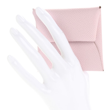 HERMES Epsom Bastia Coin Purse Mauve Pale