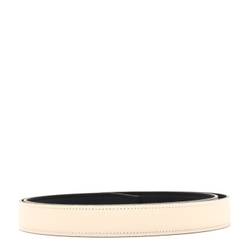 HERMES Swift Epsom 24mm H Belt Strap 95 38 Nata Black