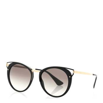 PRADA Horn Metal Cinema Sunglasses SPR66T Black
