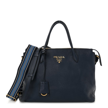 PRADA Vitello Daino Tote Baltico
