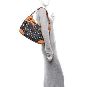 LOUIS VUITTON Monogram Multicolor Greta Black