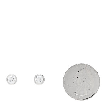 TIFFANY Platinum Diamond 1.14ctw Elsa Peretti Diamonds By The Yard Earrings