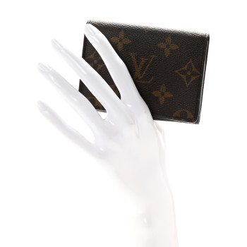LOUIS VUITTON Monogram Envelope Business Card Holder