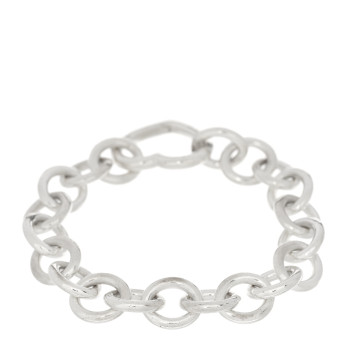 TIFFANY Sterling Silver Open Heart Clasp Bracelet