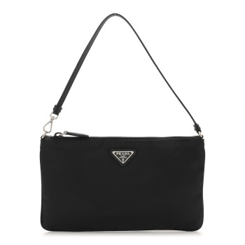 PRADA Re-Nylon Vela Pouch Black