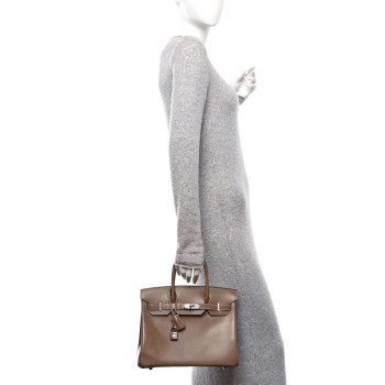 HERMES Swift Birkin 30 Etoupe