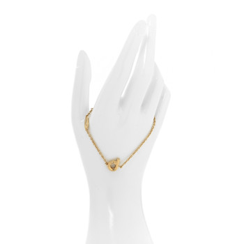 LOUIS VUITTON LV And Me Letter B Bracelet Gold
