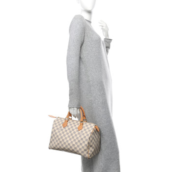 LOUIS VUITTON Damier Azur Speedy 30