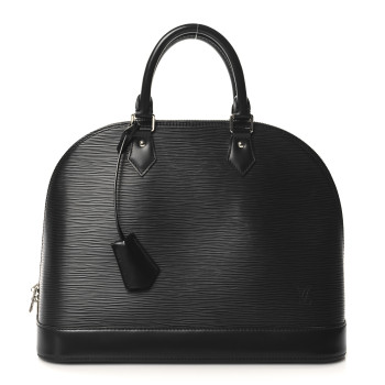 LOUIS VUITTON Epi Alma MM Black