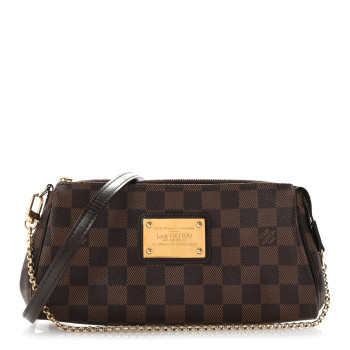 LOUIS VUITTON Damier Ebene Eva Clutch