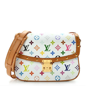 LOUIS VUITTON Monogram Multicolor Sologne White