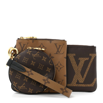 LOUIS VUITTON Reverse Monogram Giant Trio Pouch