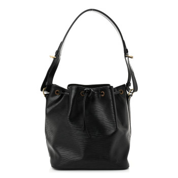 LOUIS VUITTON Epi Petit Noe Black