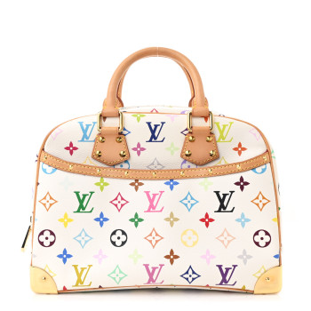 LOUIS VUITTON Monogram Multicolor Trouville White