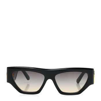 LOUIS VUITTON Acetate LV Link Square Sunglasses Z1661W Black