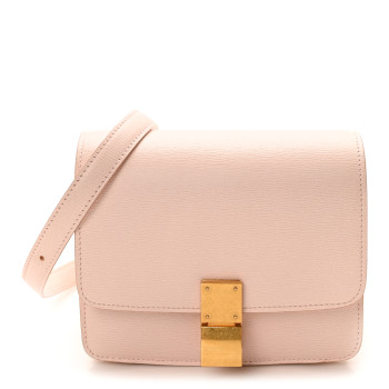 CELINE Liege Calfskin Small Classic Box Flap Bag Blush