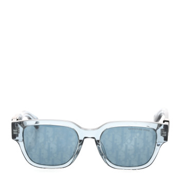 CHRISTIAN DIOR Acetate DiorOblique S11 Sunglasses Blue Silver