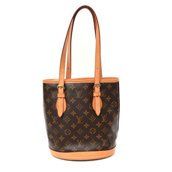 LOUIS VUITTON Monogram Petit Bucket 23