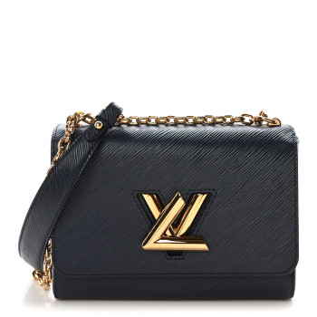LOUIS VUITTON Epi Twist Shoulder Bag MM Indigo
