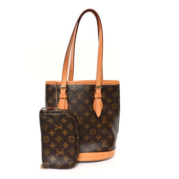 LOUIS VUITTON Monogram Petit Bucket 23