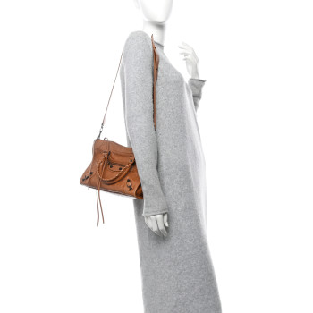BALENCIAGA Agneau Classic Hardware Small Le City Camel