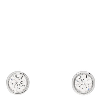 TIFFANY Platinum Diamond 1.14ctw Elsa Peretti Diamonds By The Yard Earrings
