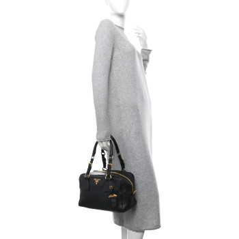 PRADA Vitello Daino Bauletto Black