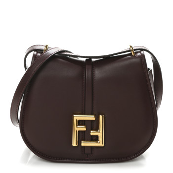 FENDI Vitello Brenta Cher Small Fendi C'mon Bordeaux