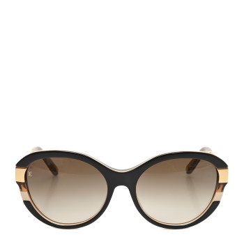 LOUIS VUITTON Petit Soupcon Cat Eye Sunglasses Z0487W Brown