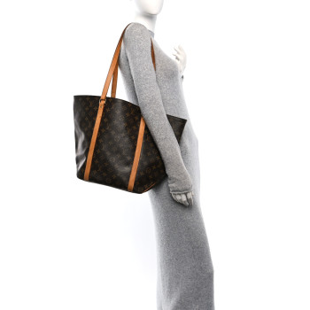 LOUIS VUITTON Monogram Sac Shopping Tote