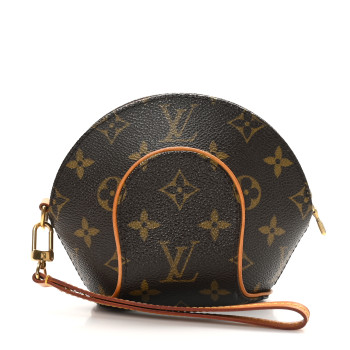 LOUIS VUITTON Monogram Mini Ellipse Wristlet Clutch