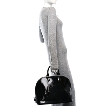 LOUIS VUITTON Electric Epi Alma MM Black