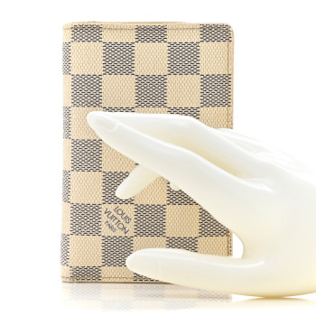 LOUIS VUITTON Damier Azur French Purse Wallet