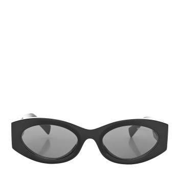 MIU MIU Acetate Oval Glimpse Sunglasses SMU11W Black
