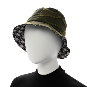 CHRISTIAN DIOR Camouflage Logo Bucket Hat 57 Green
