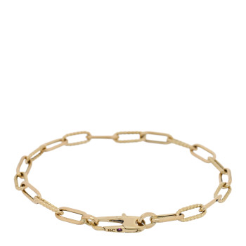 ROBERTO COIN 18K Yellow Gold Roped Paper Clip Link Bracelet