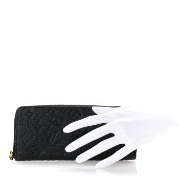 LOUIS VUITTON Empreinte Clemence Wallet Black