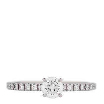CARTIER Platinum Diamond .26ct Etincelle De Cartier Solitaire Engagement Ring 46 3.75