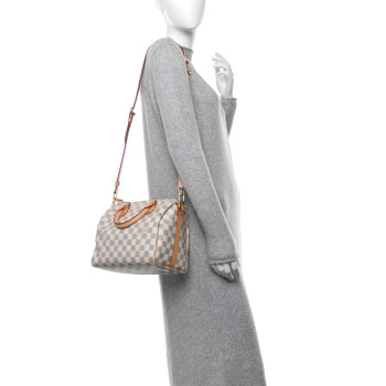 LOUIS VUITTON Damier Azur Speedy Bandouliere 25