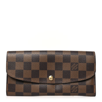 LOUIS VUITTON Damier Ebene Emilie Wallet