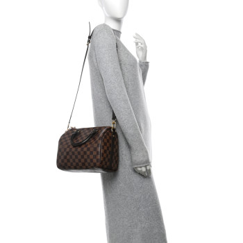 LOUIS VUITTON Damier Ebene Speedy Bandouliere 25
