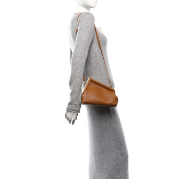 FENDI Shiny Nappa Small Fendi First Caramello
