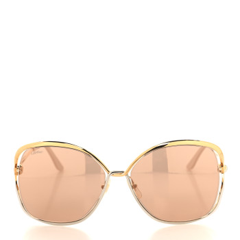 CARTIER Metal Trinity Sunglasses CT0225S 002 Gold Silver