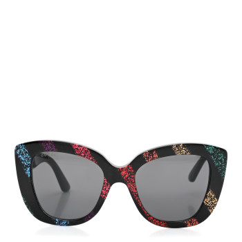GUCCI Acetate Glitter Sunglasses GG0327S Black
