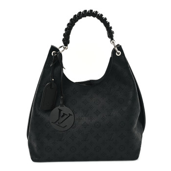 LOUIS VUITTON Mahina Carmel Hobo Black