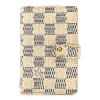 LOUIS VUITTON Damier Azur French Purse Wallet