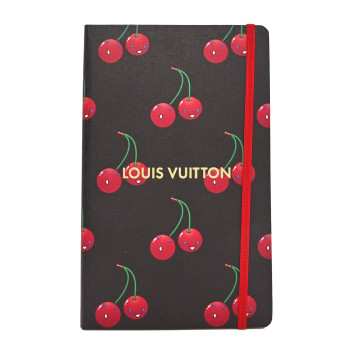LOUIS VUITTON LV X TM Monogram Cerises Jane Notebook MM
