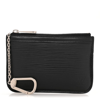 LOUIS VUITTON Epi Key Pouch Black