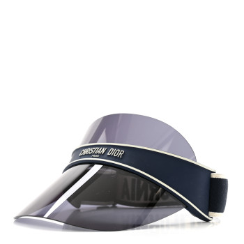 CHRISTIAN DIOR Mirrored DiorClub V1U Sun Visor Blue