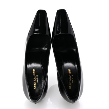 SAINT LAURENT Patent Instinct Pumps 39 Black